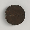 Theatre Royal Covent Garden Token, Medalist: Thomas Pingo (Italian, 1692–1776, active England after 1742), Bronze, British