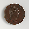 Royal Academy of Arts Medal, Medalist: William Wyon (British, Birmingham 1795–1851 Brighton), Bronze, British