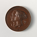 Great Exhibition Jurors' Medal, Medalist: William Wyon (British, Birmingham 1795–1851 Brighton), Bronze, British