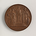 Service of Thanksgiving for Recovery of Prince of Wales medal, Medalist: Joseph Shepherd Wyon (British, London 1836–1873 Winchester), Bronze, British