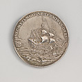 Charles I Dominion of the Seas medal, Medalist: Nicholas Briot (French, 1579–1646, active England after 1633), Silver, French