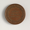William Pulteney, 1st Earl of Bath (1684–1764), Medalist: Jacques-Antoine Dassier (Swiss, Geneva 1715–1759 Copenhagen), Bronze, Swiss