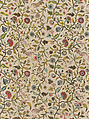 Coverlet, Silk and metal thread on cotton, British