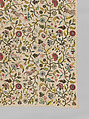 Coverlet, Silk and metal thread on cotton, British