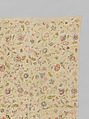 Coverlet, Silk and metal thread on cotton, British