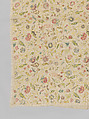 Coverlet, Silk and metal thread on cotton, British