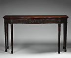 Side table, Mahogany, British