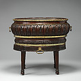 Wine cooler, Mahogany, British