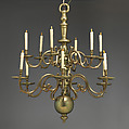 Church chandelier, Brass, Dutch