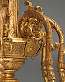 Chandelier, Attributed to John Gumley (British, ca. 1670–1726), Gilded wood and gesso; gilded metal mounts, British