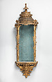 Pair of hanging niches, Carved and gilded wood, composition, and caning, British