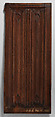 Decorative paneling from the Palace of Westminster, Designed by Augustus Welby Northmore Pugin (British, London 1812–1852 Ramsgate), Oak, British