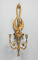 Sconce (one of a pair), Gilded wood and gesso, gilded brass, British