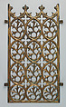 Decorative grill from the Palace of Westminster, Augustus Welby Northmore Pugin  British, Brass, British, Birmingham