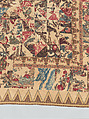 Pieced and quilted coverlet, Cotton, British