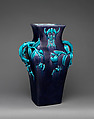 Vase, Joseph-Théodore Deck (French, Guebwiller, Alsace 1823–1891 Paris), Earthenware, French
