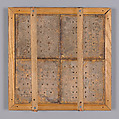 Panel of four tiles, framed, Attributed to Christopher Dresser (British, Glasgow, Scotland 1834–1904 Mulhouse), Earthenware with inlaid colored clays (encaustic), British, Stoke-upon-Trent