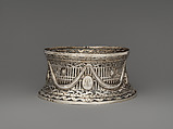 Dish ring, Unidentified Dublin maker W. H., Silver, Irish