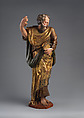 Apostle or Saint, Alonso Berruguete (Spanish, Parades de Nava (Palencia) ca. 1488–1561 Toledo), Polychrome and gilt walnut, Spanish, Valladolid