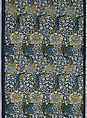 Kennet, Designed by William Morris (British, Walthamstow, London 1834–1896 Hammersmith, London), Cotton / indigo discharge and block-printed, British, Merton Abbey