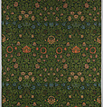 Violet and Columbine, Designed by William Morris (British, Walthamstow, London 1834–1896 Hammersmith, London), Wool, British, Merton Abbey, Surrey