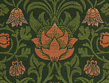 Violet and Columbine, Designed by William Morris (British, Walthamstow, London 1834–1896 Hammersmith, London), Wool, British, Merton Abbey, Surrey