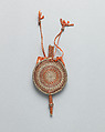 Perfume sprinkler, Silk and metal-wrapped thread, British