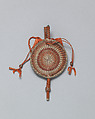 Perfume sprinkler, Silk and metal-wrapped thread, British