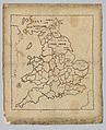 Embroidered map sampler, Silk on wool canvas, British