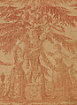 Copper plate printed cotton with King George III and his family, After engravings by J. Seymour  , published London, 1779, Cotton, British