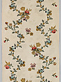 Piece, Silk and metal thread, British, London, Spitalfields