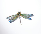 Dragonfly brooch, Edgar Bense, Gold, diamond, enamel, French