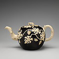 Teapot, Style of John Astbury (active 1688–1743), Lead-glazed earthenware, British, Staffordshire