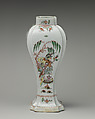 Vase, Worcester factory (British, 1751–2008), Soft-paste porcelain decorated in polychrome enamels, British, Worcester