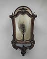 Pair of wall lanterns, Mahogany, glass, looking glass, British