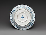 Dish, Medici Porcelain Manufactory (Italian, Florence, ca. 1575–ca. 1587), Soft-paste porcelain, Italian, Florence