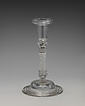 Candlestick, Glass, British