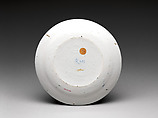 Plate, Roos Manufactory, Tin-glazed earthenware, Dutch, Delft