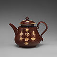 Teapot, John Astbury, Lead-glazed earthenware, British, Staffordshire