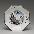 Saucer, Chelsea Porcelain Manufactory (British, 1744–1784), Soft-paste porcelain, British, Chelsea