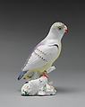 Pair of parakeets, Chelsea Porcelain Manufactory (British, 1744–1784), Soft-paste porcelain, British, Chelsea
