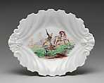 Dish (part of a set), Chelsea Porcelain Manufactory (British, 1744–1784), Soft-paste porcelain, British, Chelsea