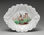 Dish (part of a set), Chelsea Porcelain Manufactory (British, 1744–1784), Soft-paste porcelain, British, Chelsea