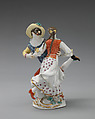 Dutch dancers, Chelsea Porcelain Manufactory (British, 1745–1784, Red Anchor Period, ca. 1753–58), Soft-paste porcelain, British, Chelsea