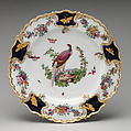 Plate, Chelsea Porcelain Manufactory (British, 1745–1784, Gold Anchor Period, 1759–69), Soft-paste porcelain, British, Chelsea