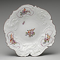 Plate, Chelsea Porcelain Manufactory (British, 1744–1784), Soft-paste porcelain, British, Chelsea