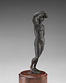 Renaissance-style statuette of Venus, Bronze, black lacquer patina., Italian