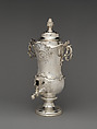 Coffee urn (Kraantjeskan), Gerrit Boverhof (Dutch, Steenwijk 1696–1772 Amsterdam, master 1721), Silver, ebony, Dutch, Amsterdam