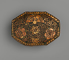 Box, Straw on cardboard; paper lining, French