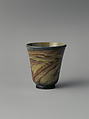 Cup, Chalcedony glass; blown, Italian, possibly Venice (Murano)